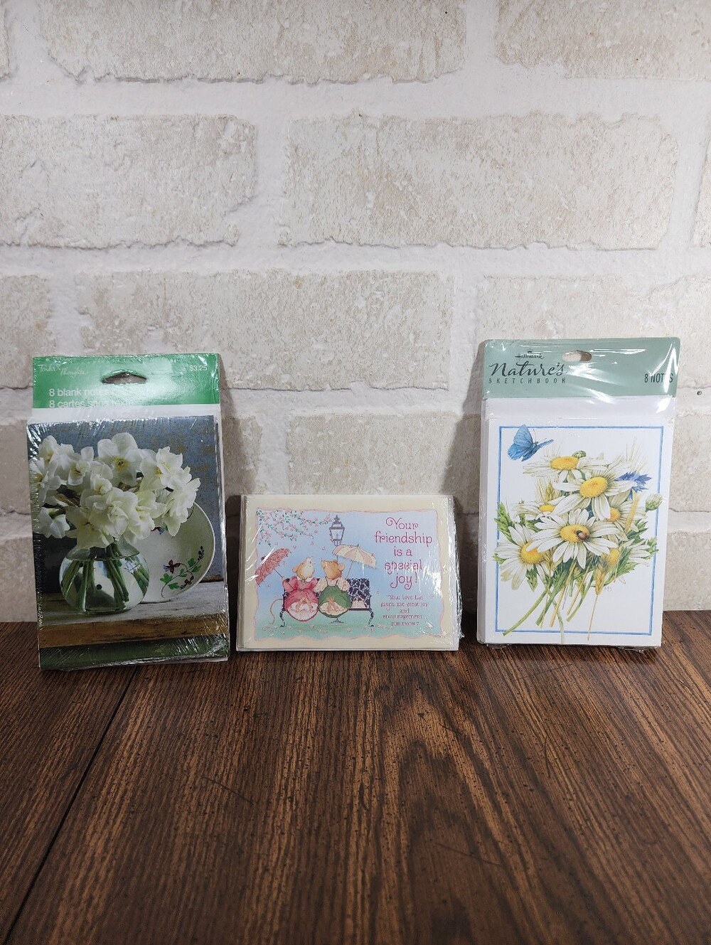 24 Blank Note Cards with Envelopes 3 patterns 8 of each NWT